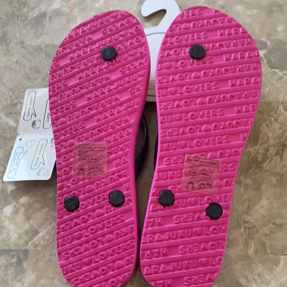 New! Gwen Stefani Harajuku Pizza Time Flip Flops